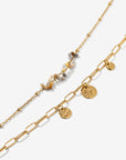 Colar Corrente Dupla - Dourado