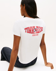 T-shirt com Estampado Traseiro - Branco