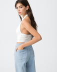 Top Decote Halter - Branco