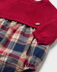Babygrow com Meia - Vermelho