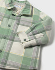 Sobrecamisa quadrados bebé - Verde