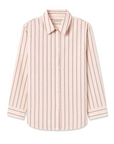 Camisa Listada - Rosa