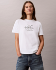 T-shirt com Logo - Branco