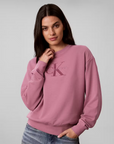 Sweat com Logo - Rosa