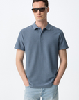 Polo Regular - Azul Médio