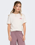 T-shirt com Estampado Traseiro - Rosa