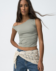 Top Drapeado - Verde