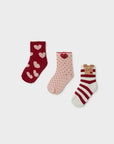 Pack 3 Meias - Vermelho