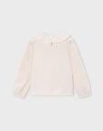 Blusa com Gola - Crú