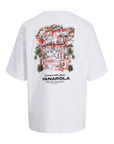 T-shirt com Estampado Traseiro - Branco