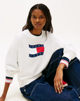 Sweat com Logo - Branco