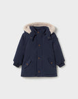 Parka com Capuz - Marinho