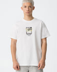 T-shirt com Estampado Traseiro - Branco