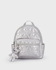 Mochila com Urso - Prateado