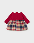 Vestido Combinado - Vermelho