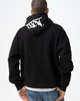 Hoodie Bordada - Preto