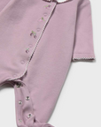 Babygrow com Pé - Rosa