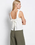 Top com Laço - Branco