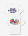 T-shirt com Estampado Traseiro - Branco