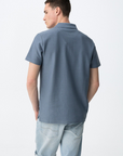 Polo Regular - Azul Médio