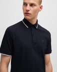 Polo de Manga Curta - Marinho
