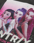 T-shirt Huntrix - Cinza escuro