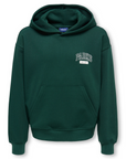 Hoodie com Estampado Traseiro - Verde