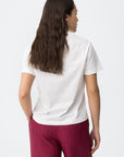 T-shirt com Aplicação - Branco
