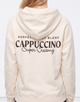 Hoodie com Estampado Traseiro - Crú