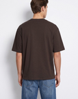 T-shirt Bordada - Castanho