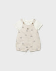 Babygrow de Calção - Bege