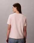 T-shirt com Logo - Rosa