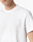 T-shirt com Estampado Traseiro - Branco