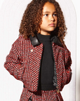 Casaco Tweed - Vermelho