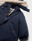 Parka com Capuz - Marinho
