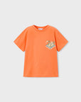 T-shirt Estampada - Laranja
