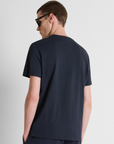 T-shirt com Relevo - Marinho