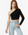 Top Assimétrico - Preto