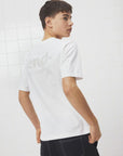 T-shirt com Estampado Traseiro - Branco