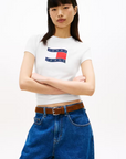 T-shirt com Logo - Branco