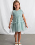 Vestido de Tule - Verde água