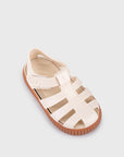 Sandálias de Velcro - Crú