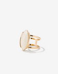 Anel com Pedra - Dourado