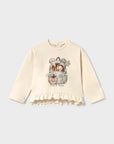 Camisola de Manga Comprida - Bege