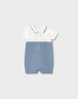 Babygrow de Malha - Azul Médio