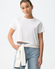 T-shirt Cropped - Branco