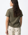 T-shirt com Aplicação - Verde