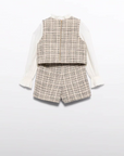 Conjunto Tweed - Bege