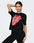 T-shirt The Rolling Stones - Preto