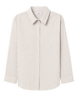 Camisa Listada - Bege